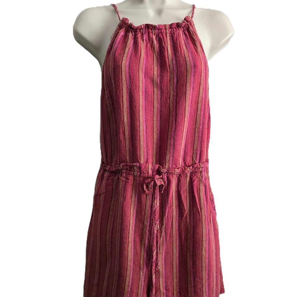 NWT BCBGeneration Striped Paperbag Waist Romper Small